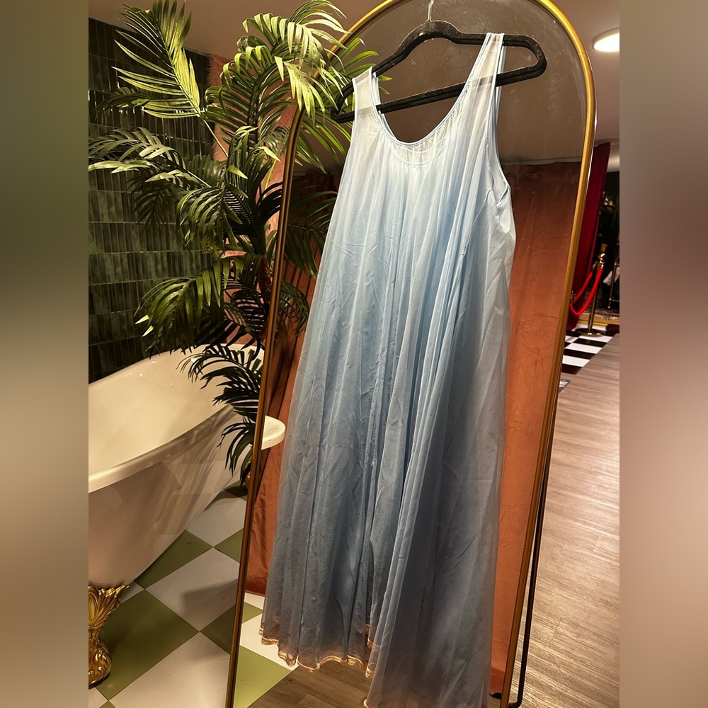 Chic Blue sheer slip
